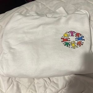 Keith harings white hoodie